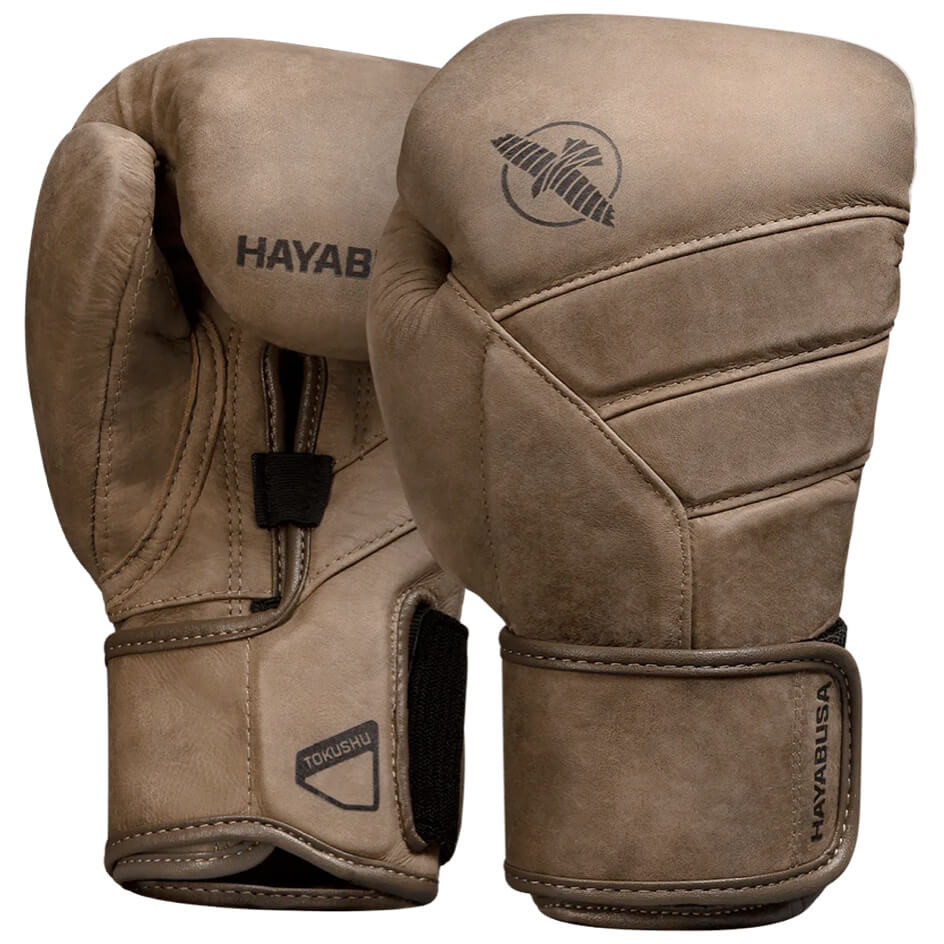 Hayabusa T3 LUX Boxing Gloves - Vintage - Click Image to Close