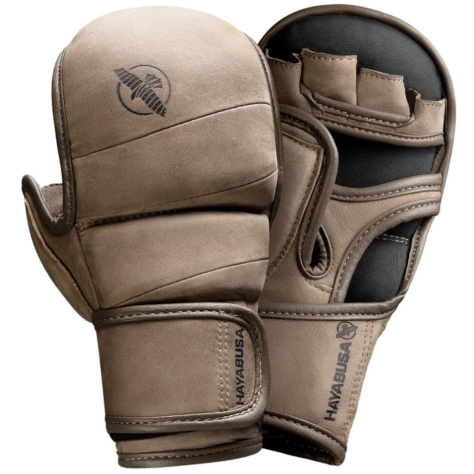 Hayabusa T3 LUX 7oz MMA Sparring Gloves - Vintage - Click Image to Close