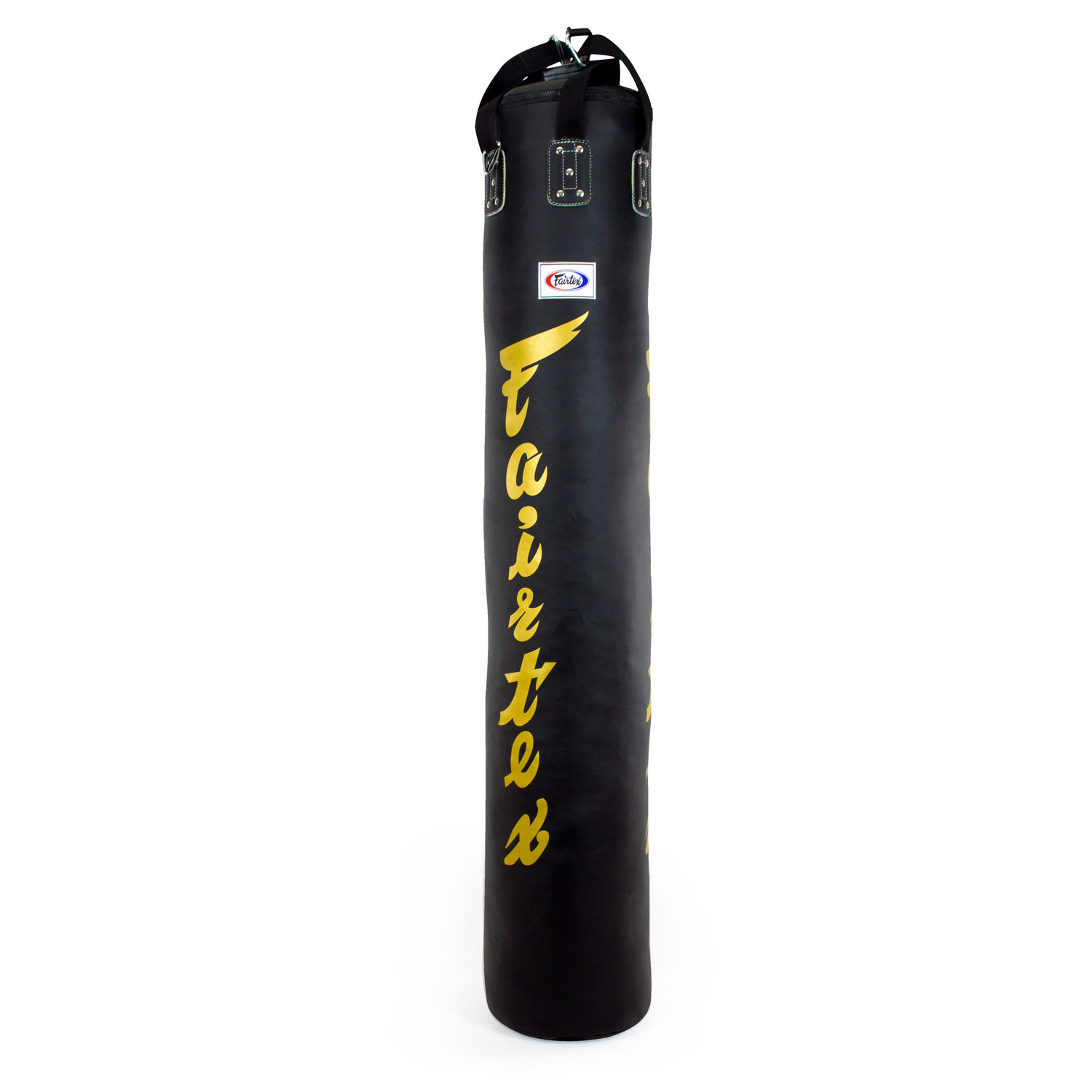 HB6 Fairtex Black-Gold 6ft Muaythai Banana Bag (FILLED) - Click Image to Close