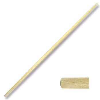 Jo Staff White Wax Tapered Both Ends - Click Image to Close