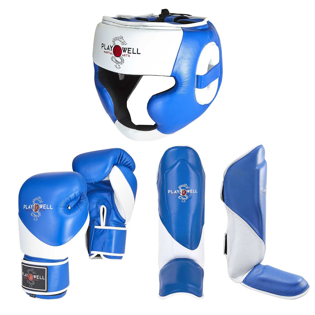 Muay Thai K1 Series Leather Sparring Set - Click Image to Close