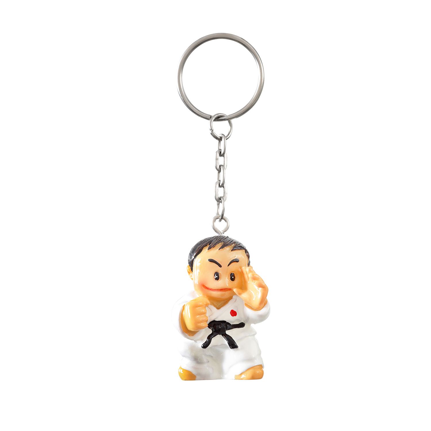 Karate Figurine Key Chain - FG67 - Click Image to Close