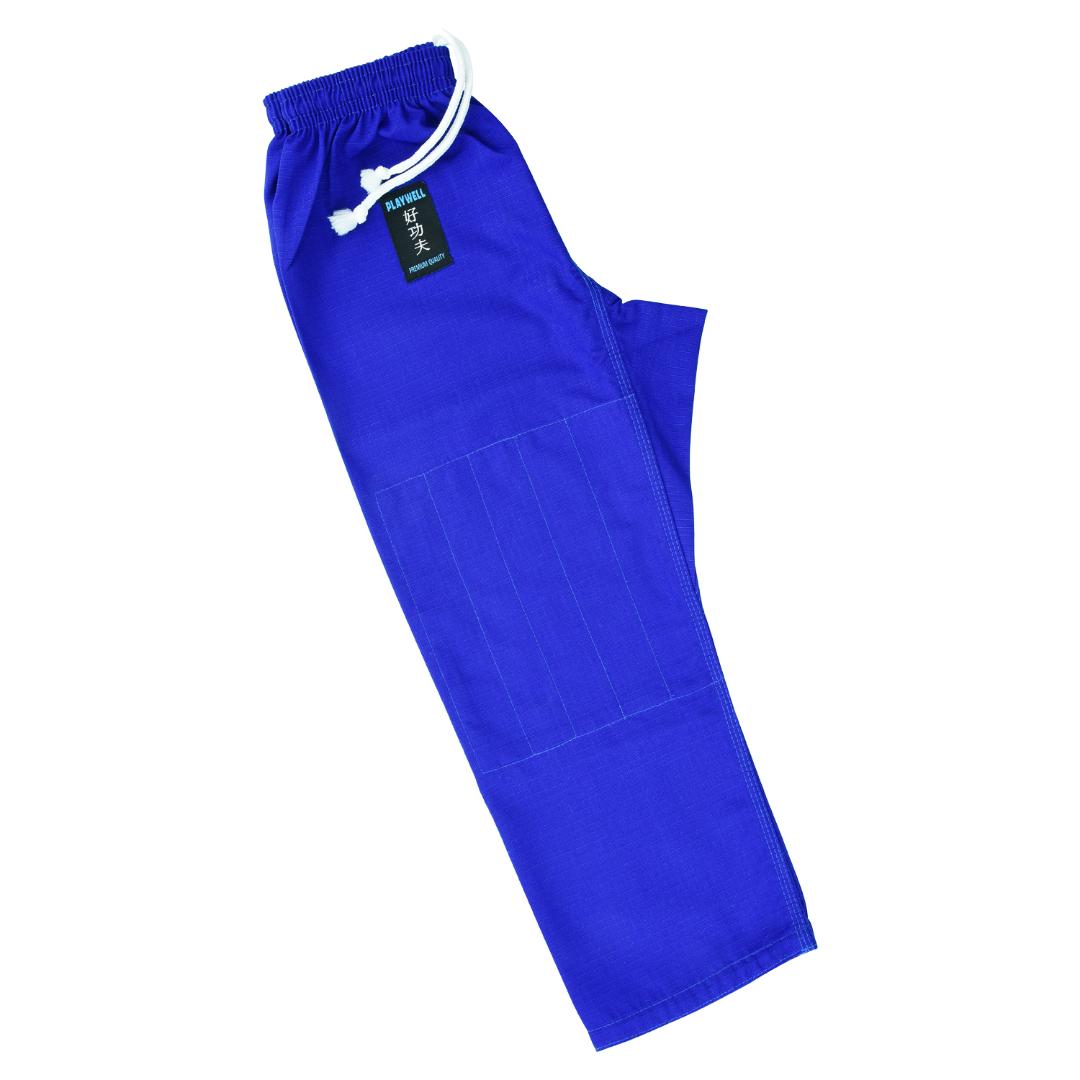 PMA Kids Elite Jiu Jitsu Gi Pants - Blue - Click Image to Close