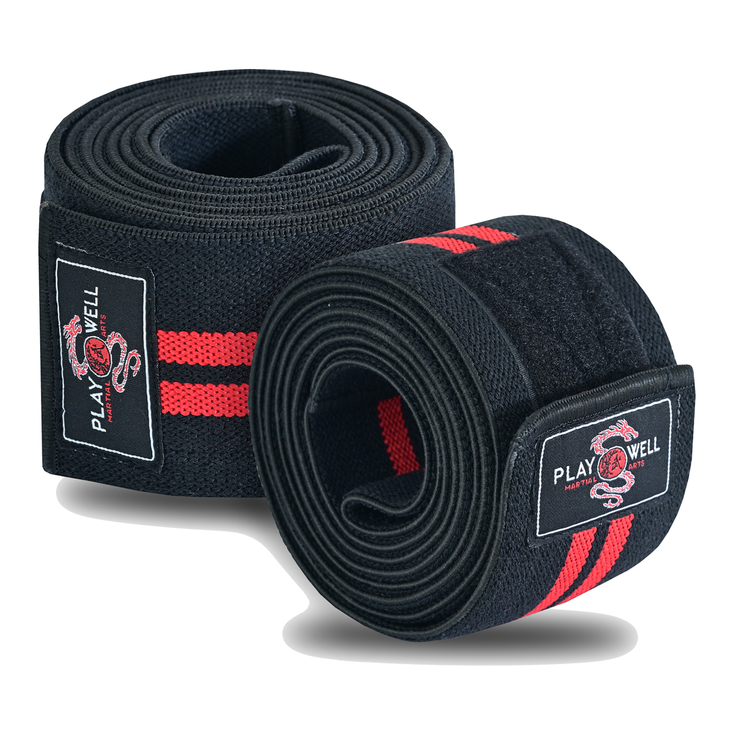 Pro Weight Training Range: Weight Lifting Knee Wraps - Click Image to Close