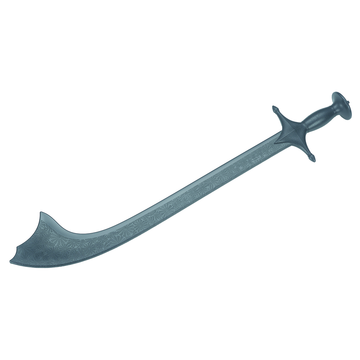 Black Polypropylene Nepalese Kora Sword - Click Image to Close