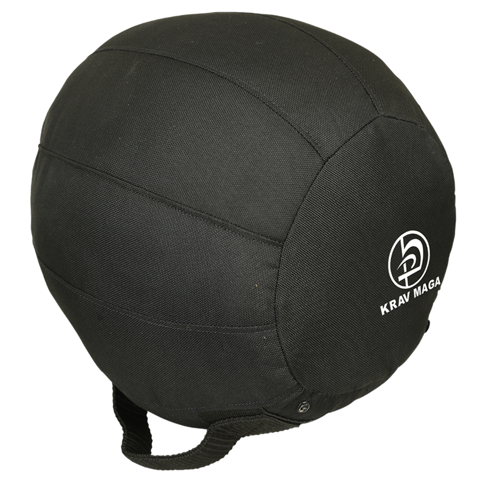 Krav Maga Mellon Vinyl Striking Ball - Black - Click Image to Close