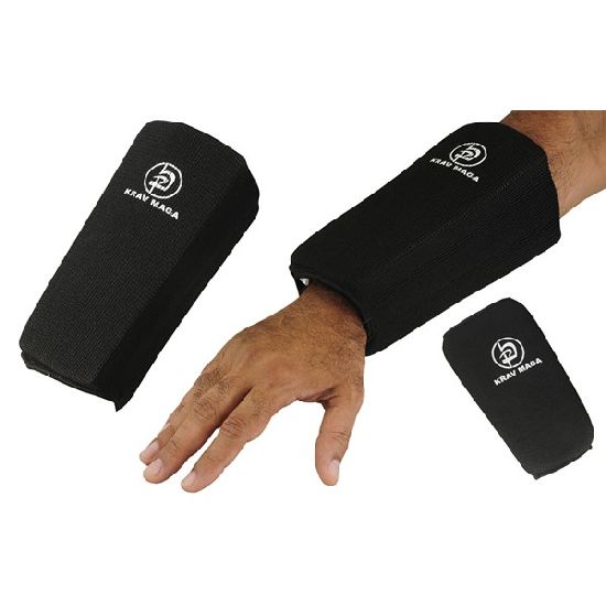 Krav Maga Black Full Contact Forearm guard - (Padded Both Sides) - Click Image to Close