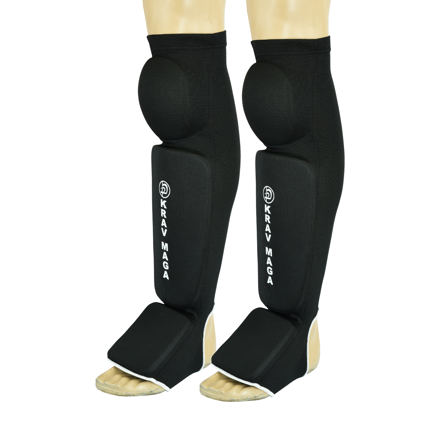 Krav Maga Black Full Contact Shin, Instep & Knee Pads - Click Image to Close