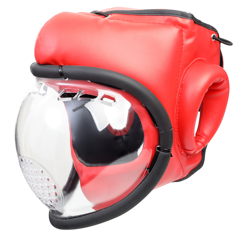 Kudo Red Headguard: Full Mask - Click Image to Close