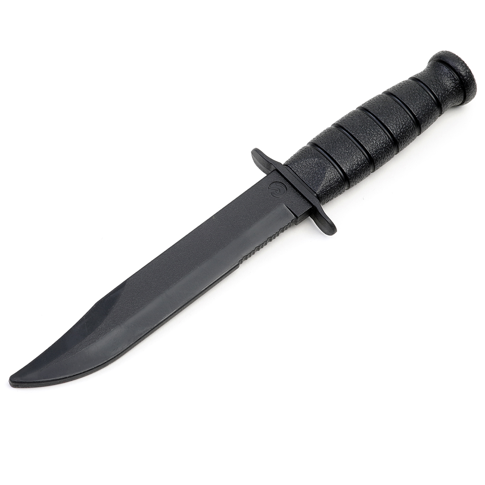 TPR Rubber "Leatherneck" Training Knife - (E452) - Click Image to Close