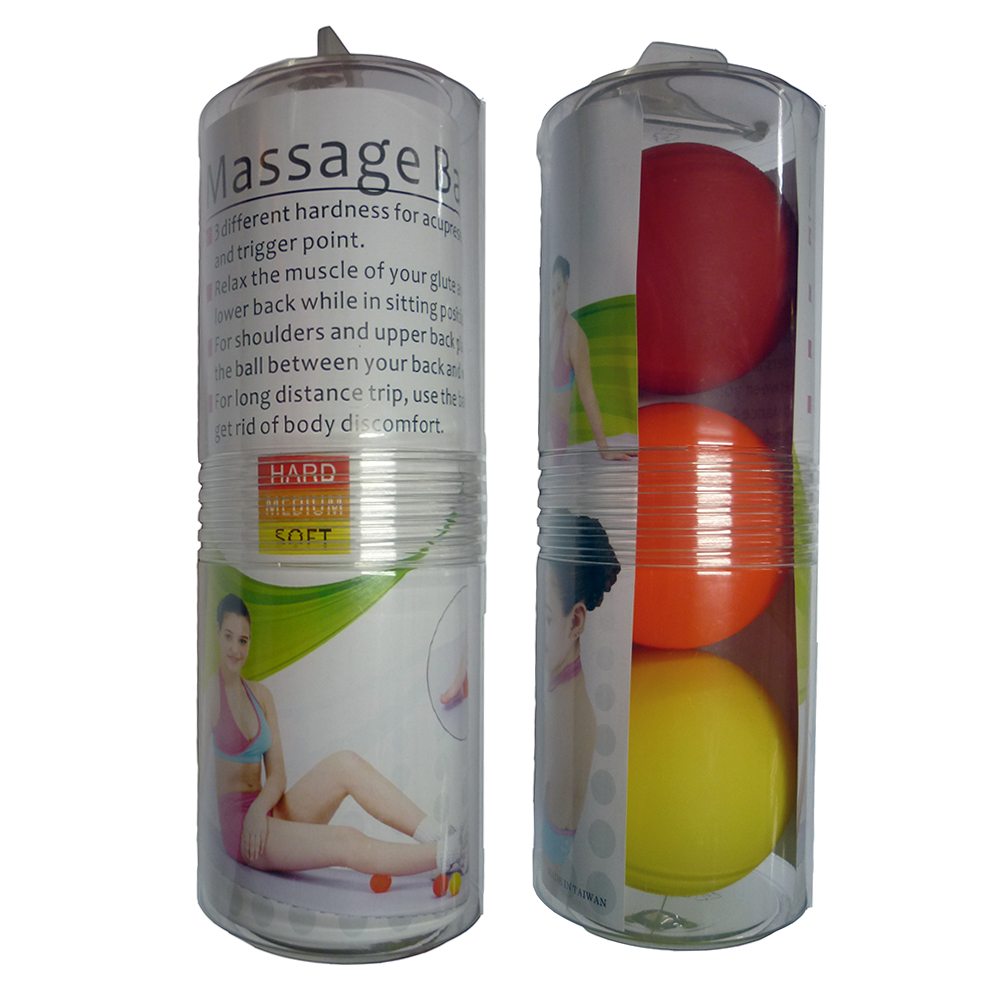 Acupressure Trigger Point Massage Balls - Set of 3 - Click Image to Close