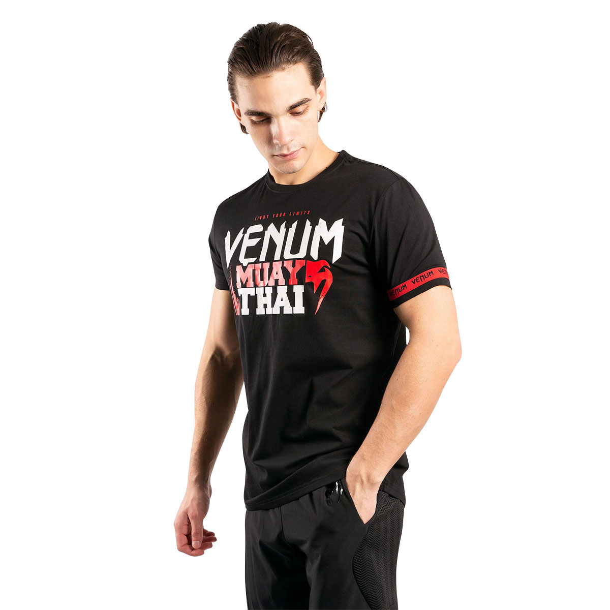 Venum Muay Thai Classic 20 T Shirt - Black - Click Image to Close
