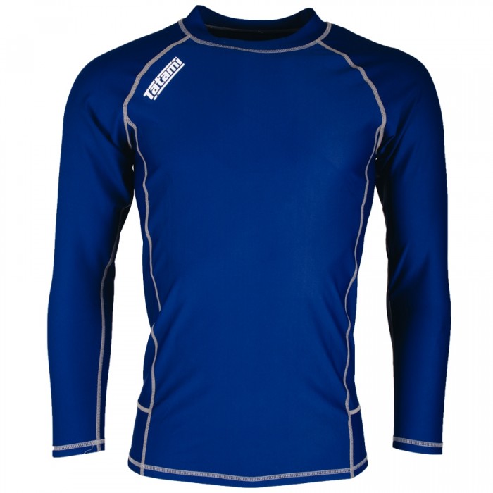 Tatami Kids Blue Nova Long Sleeve Rash Guard - Click Image to Close