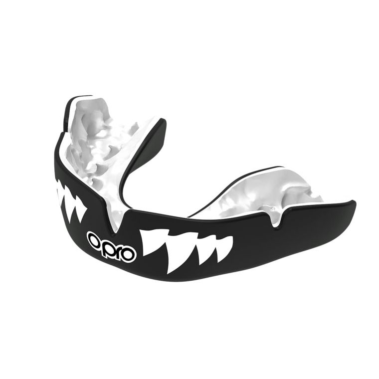 Opro Adults Instant Custom Fit Jaws Mouth Guard - Black - Click Image to Close