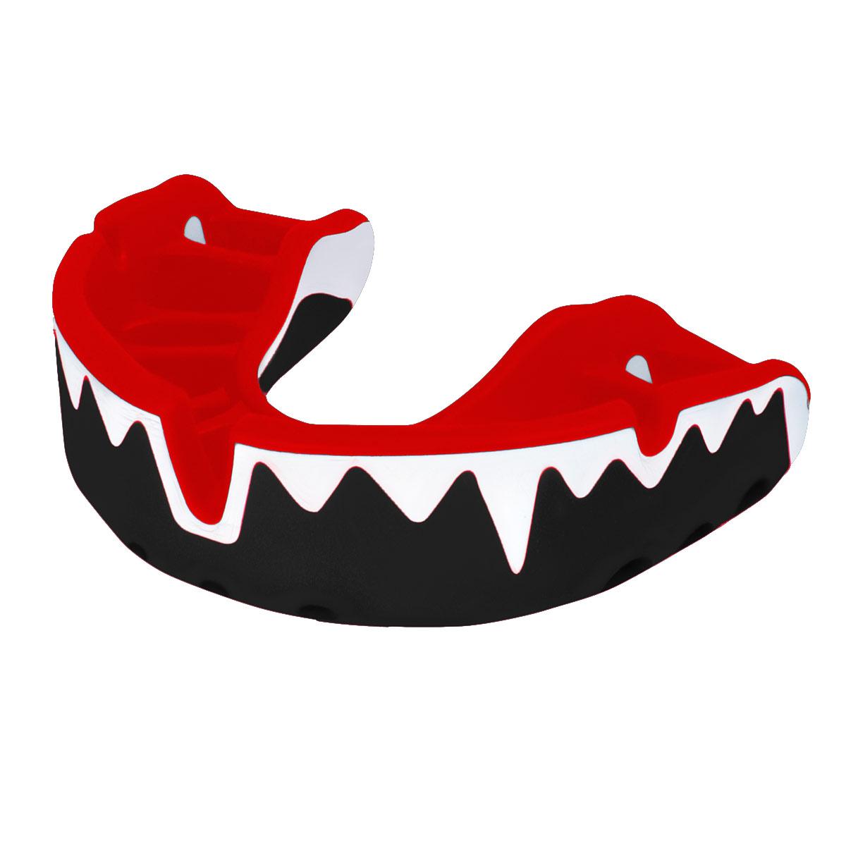 OPRO Adults Platinum Self Fit Mouthguard - Fangz - Click Image to Close