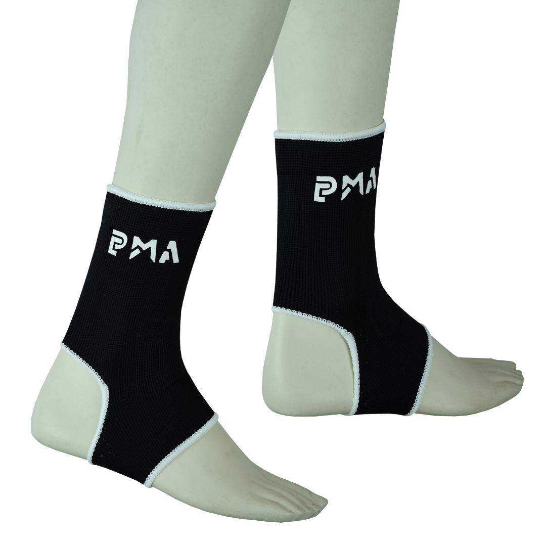 PMA Muay Thai Black Ankle Supports - Click Image to Close