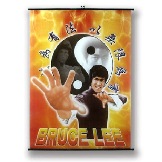 Large Bruce Lee Wall Poster Scroll: NO6 - Click Image to Close