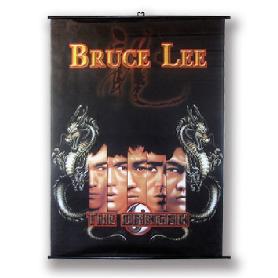 Large Bruce Lee Wall Poster Scroll: NO9 - Click Image to Close