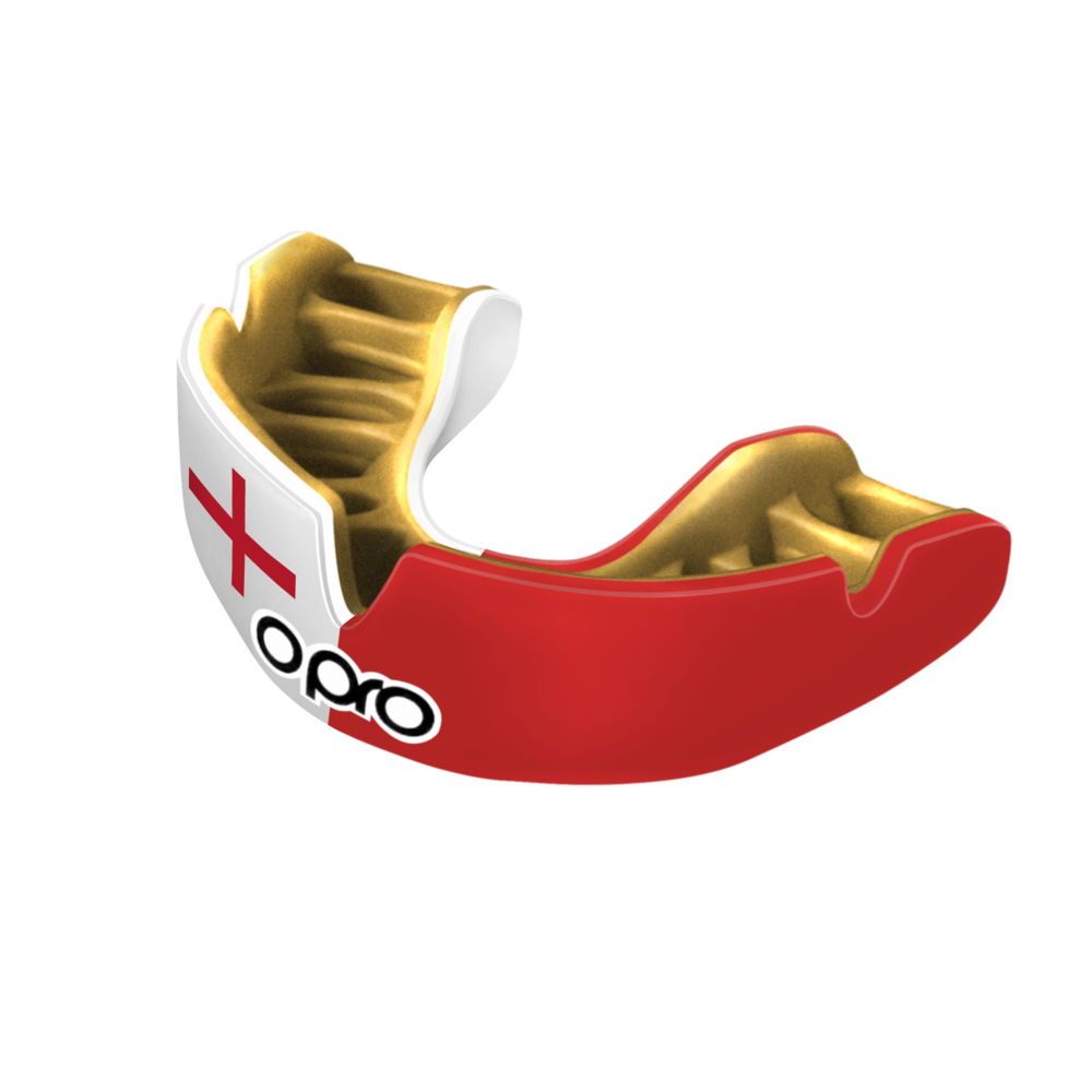 Opro Power Fit Countries "England" Mouthguard - Adults - Click Image to Close