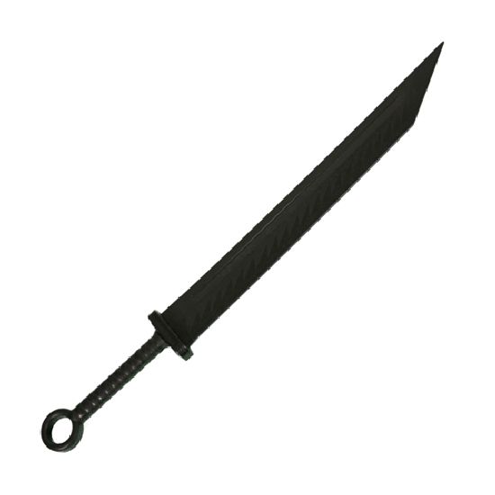 Black Polypropylene Kung Fu Nan Dao Sword - 37" - Click Image to Close