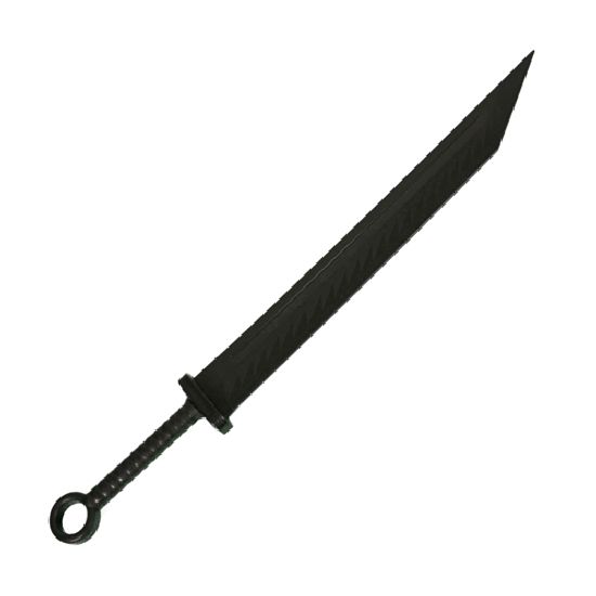 Black Polypropylene Kung Fu Nan Dao Sword - 37\"