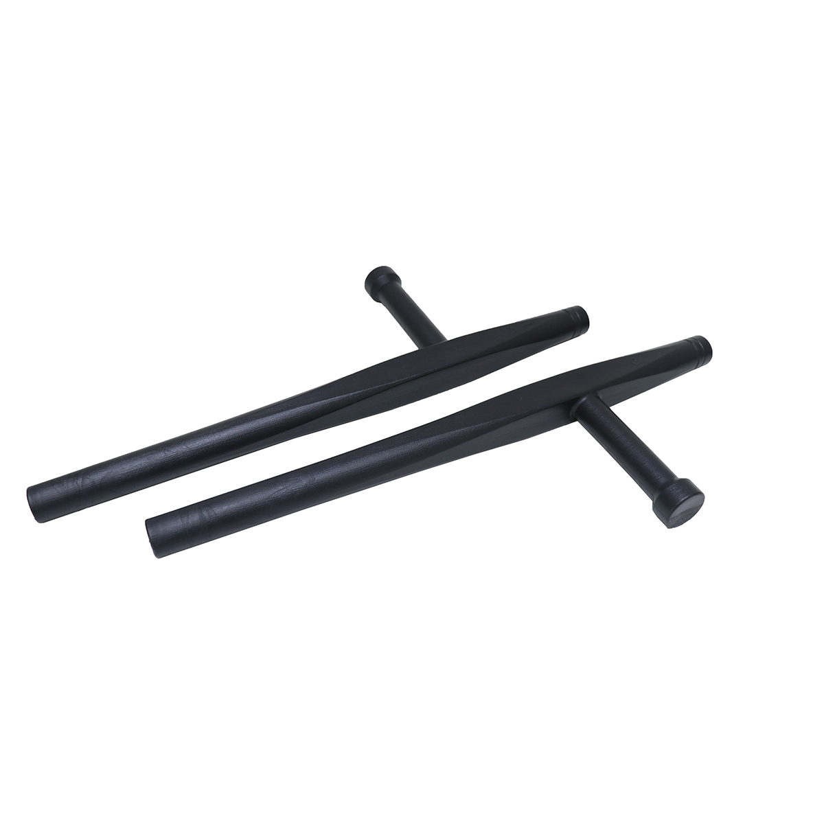 Black Polypropylene Full Contact Tonfa 20" - Pair - Click Image to Close