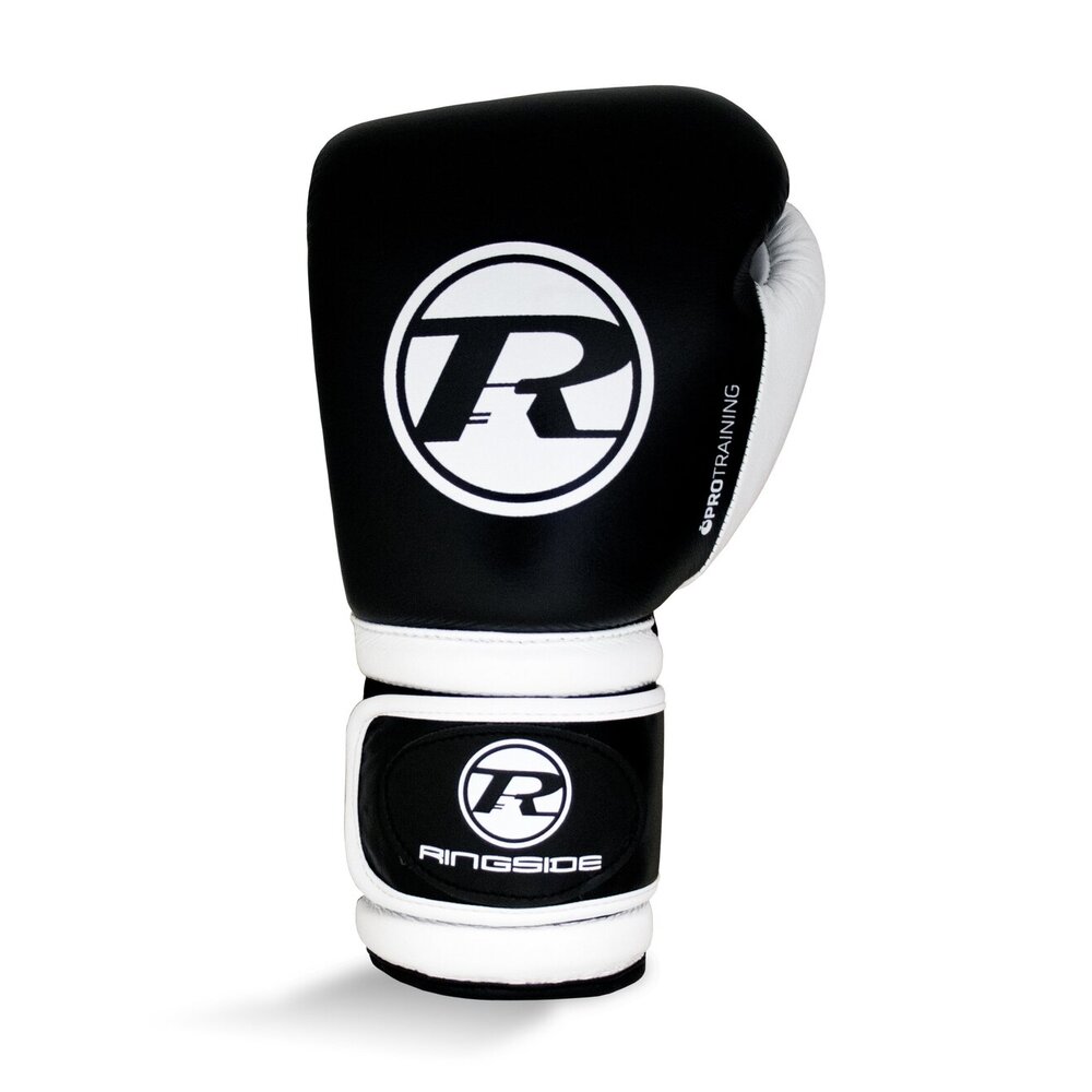 RingSide Boxing Pro Training G1 Glove - Black/White - Click Image to Close