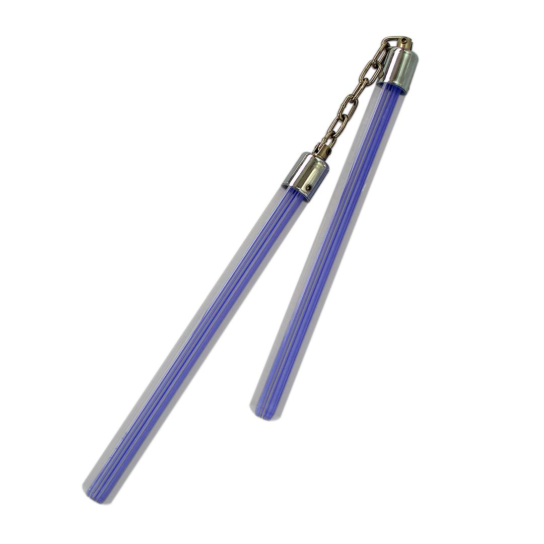 NR-085A: Nunchaku Acrylic Glass - Purple Lines - PRE ORDER - Click Image to Close