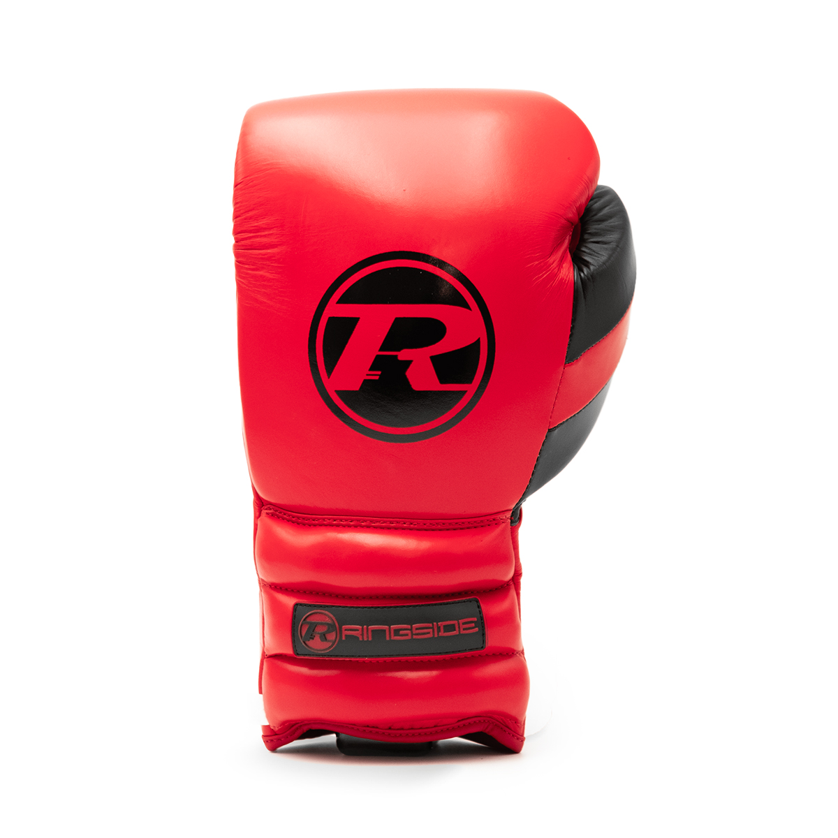 Ringside PRO Sparring Heavy 18oz Leather Lace Boxing Gloves - Re - Click Image to Close