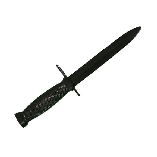 TPR Rubber "Rifle" Training Knife - Click Image to Close