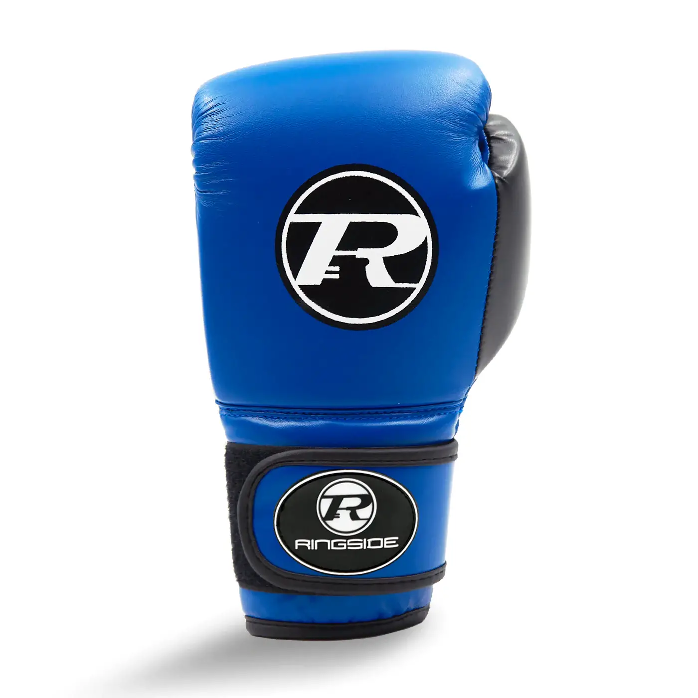 Ringside Junior Synthetic Leather Boxing Gloves - Blue - Click Image to Close