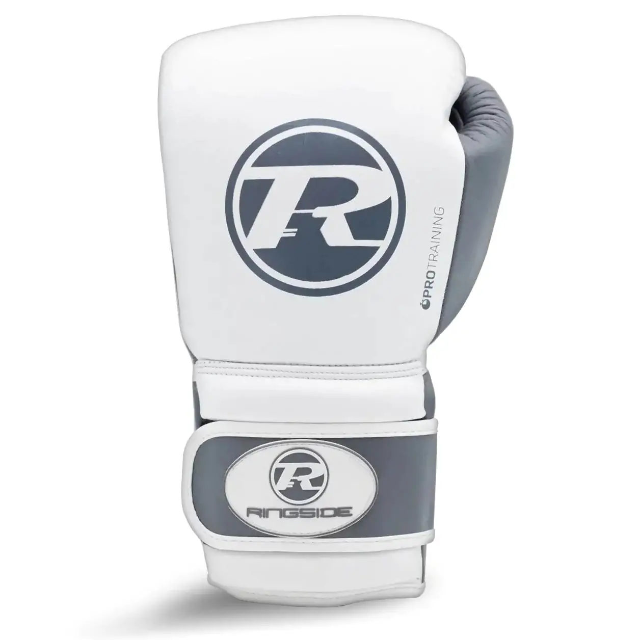 Ringside Boxing Leather Pro Training G2 Gloves - White - Click Image to Close