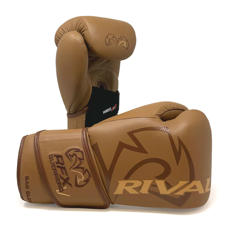 Rival RFX -Guerrero-V Leather Bag Gloves - SF-H - Brown - Click Image to Close