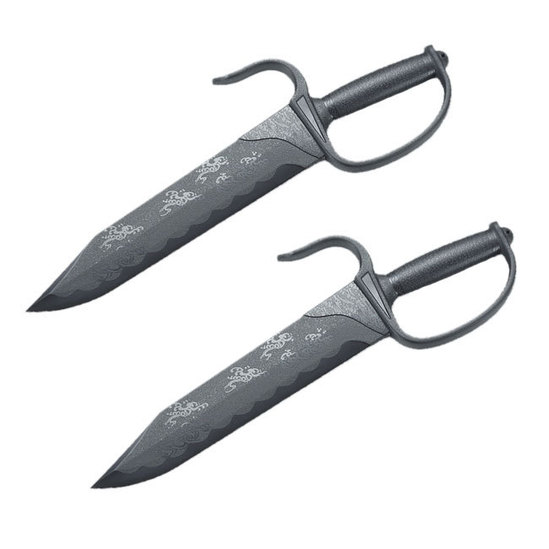 Black Polypropylene Shaolin Wing Chun Knives - Click Image to Close