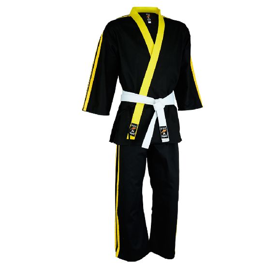 Striped Team Uniform Series V1 - Black/Yellow - Click Image to Close
