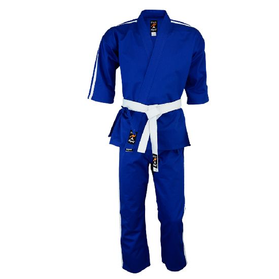 Striped Team Uniform Series V2 - Blue/White - Click Image to Close