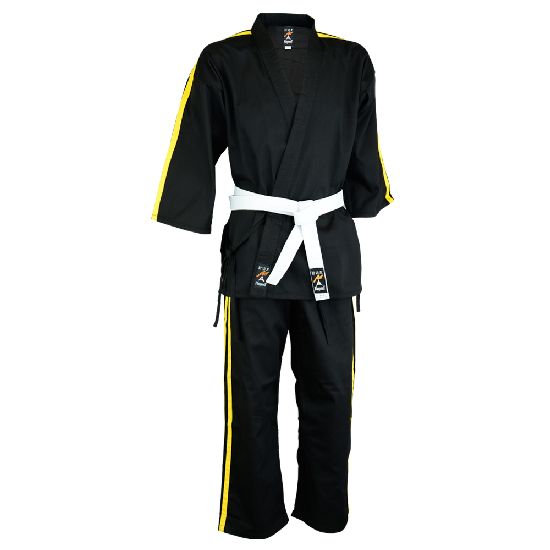 Striped Team Uniform Series V2 - Black/Yellow - Click Image to Close