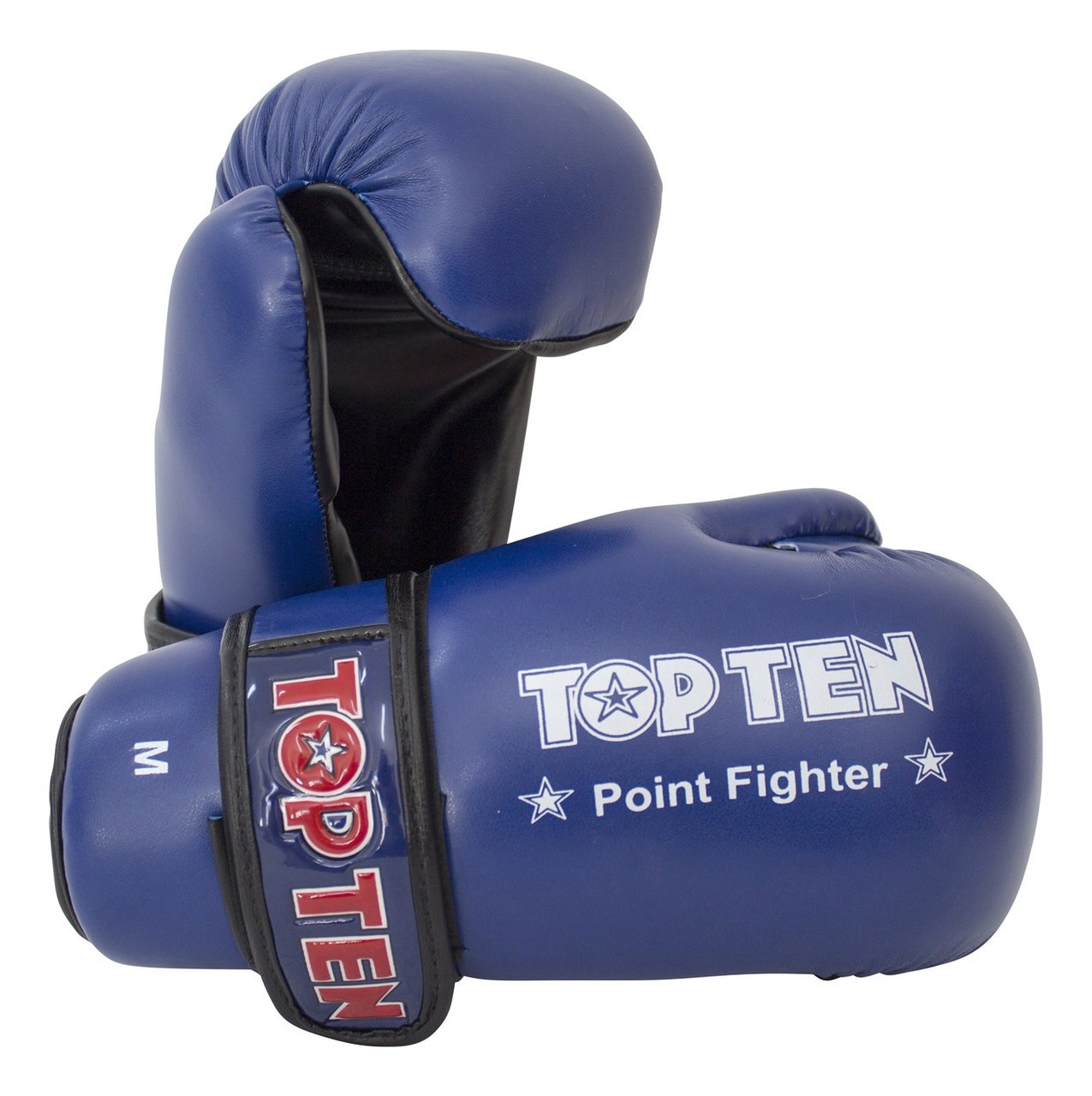 Top Ten Pointfighter Sparring Gloves - Blue - Click Image to Close