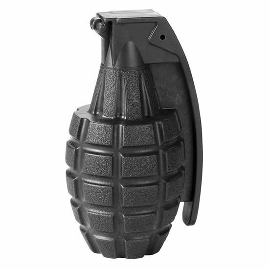 Realistic TP Rubber Training Grenade :12cm - Click Image to Close