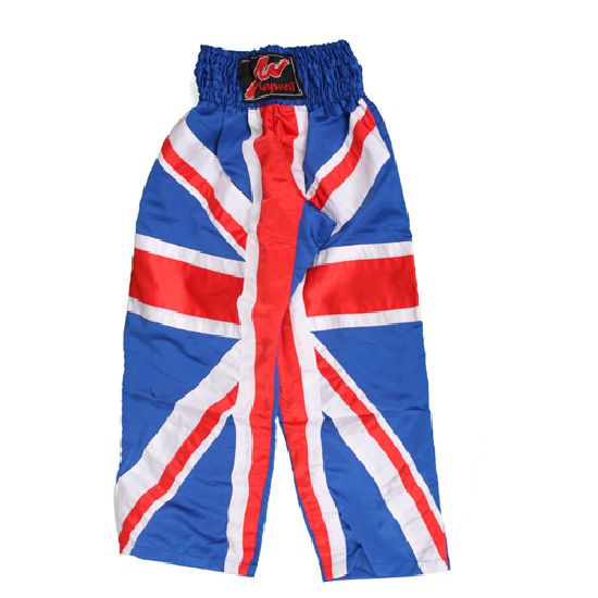 UK Flag Full Contact Kickboxing trousers - Click Image to Close