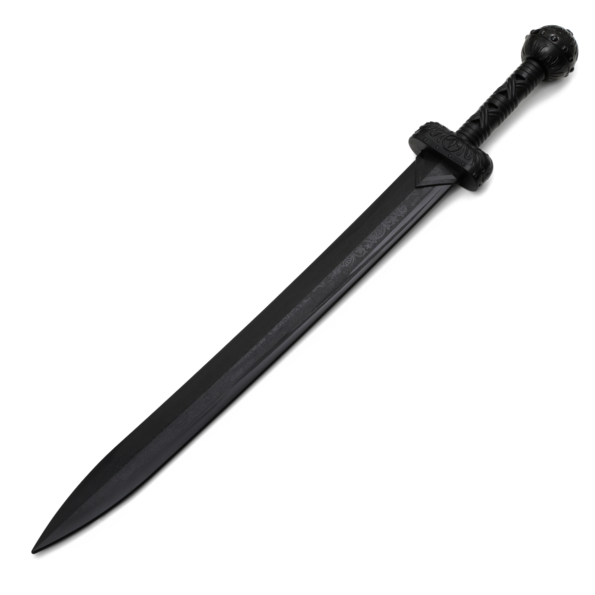 Black Polypropylene Full Contact Roman Gladiator Sword - V1 - Click Image to Close