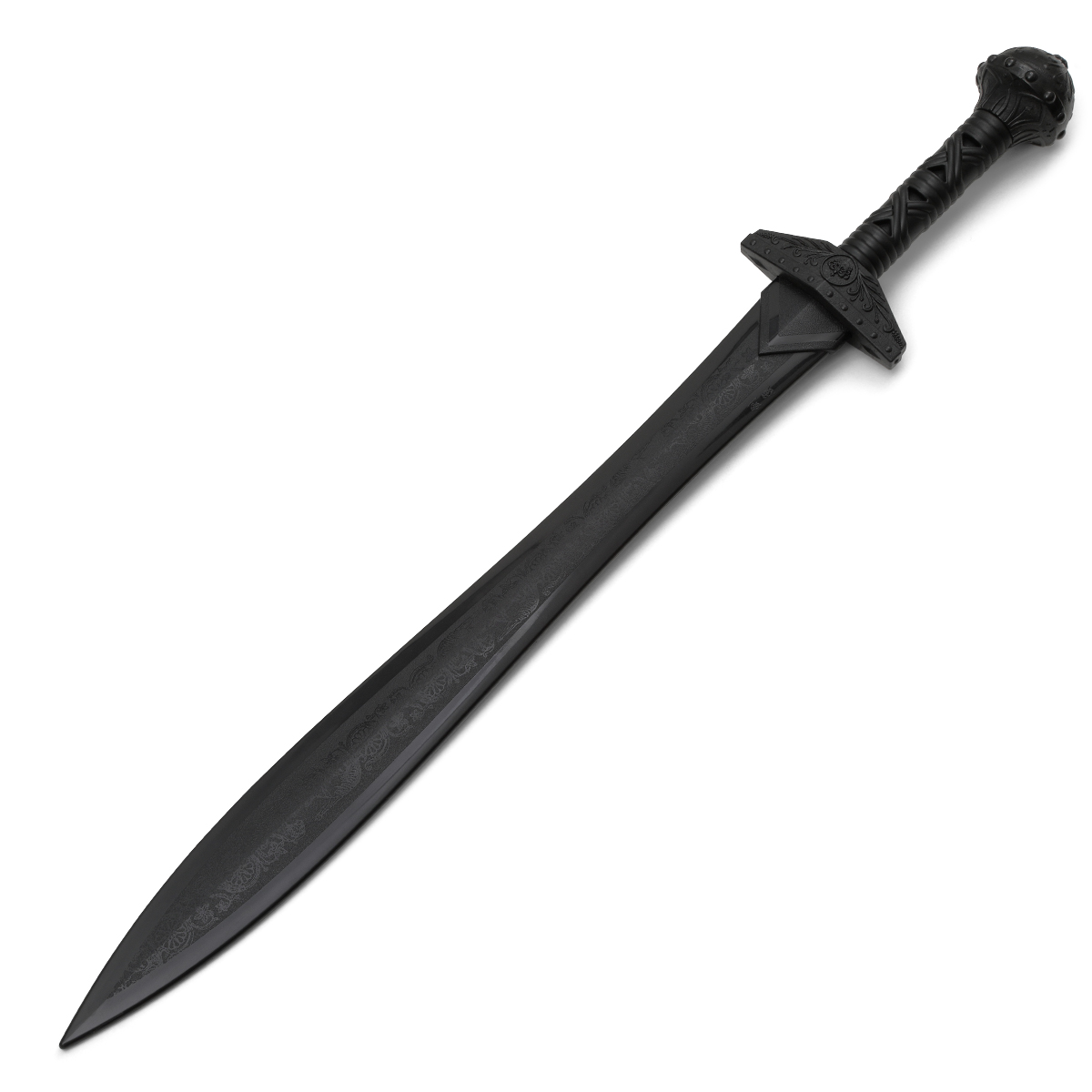 Black Polypropylene Full Contact Roman Gladiator Sword - V2 - Click Image to Close