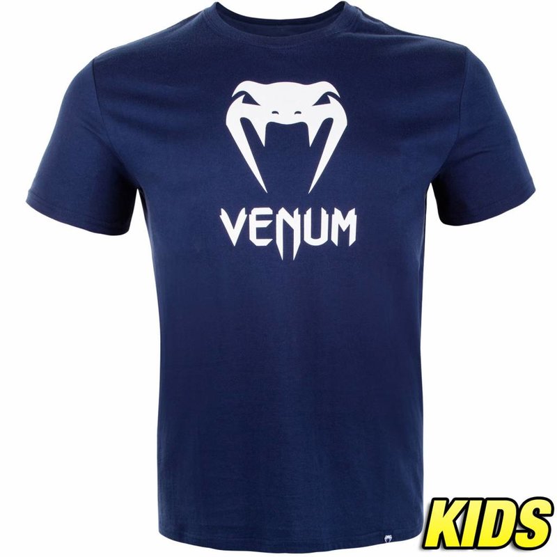 Venum MMA Kids Classic Navy Blue T shirt - Click Image to Close