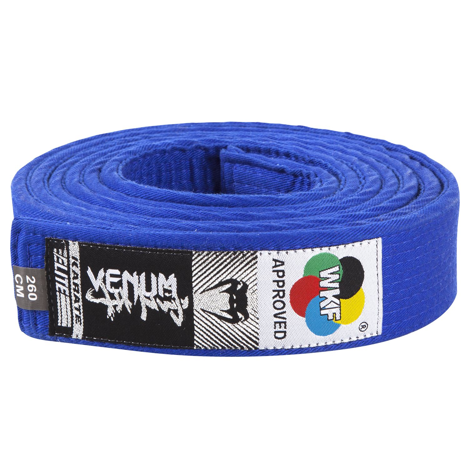 Venum WKF Approved Karate Blue Belt - Click Image to Close