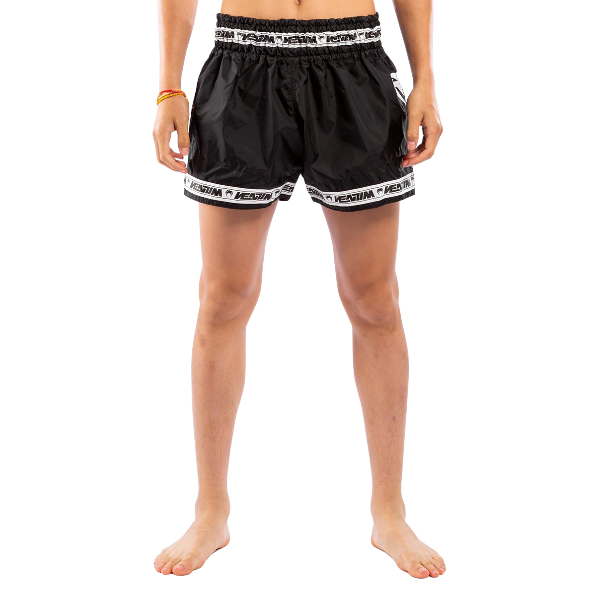 Venum Parachute Muay Thai Fight Shorts - Black - Click Image to Close