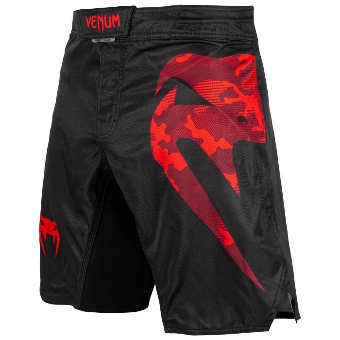 Venum Light 3:0 Fight Shorts Black/Red - Click Image to Close