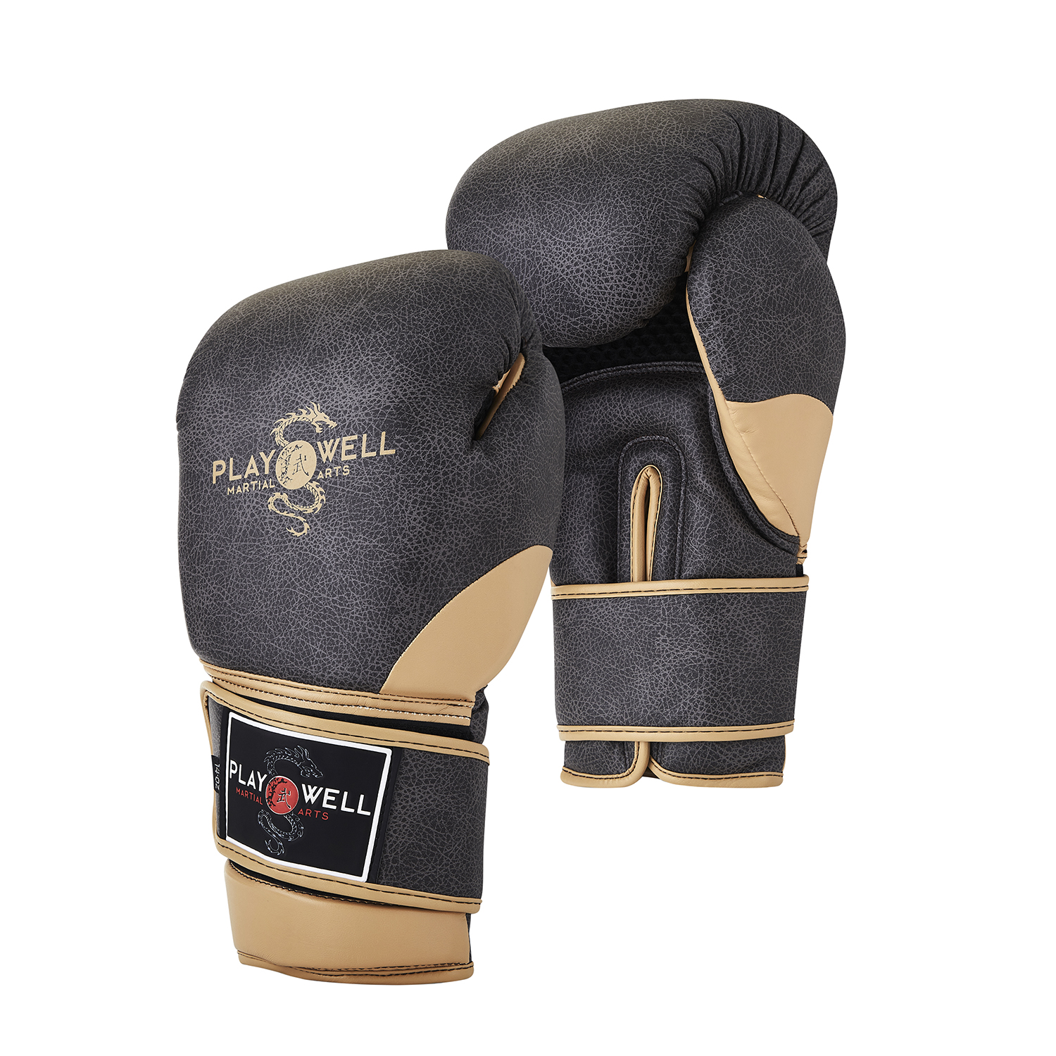 Playwell Premium "Vintage Series" Boxing Sparring Gloves - Click Image to Close