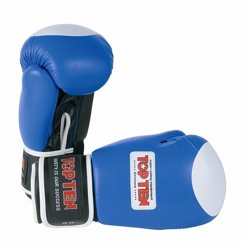 Top Ten WAKO Approved Boxing Gloves - Blue - Click Image to Close