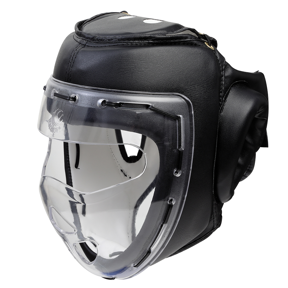 Weapons Headguard with Acrylic Face Mask - Click Image to Close