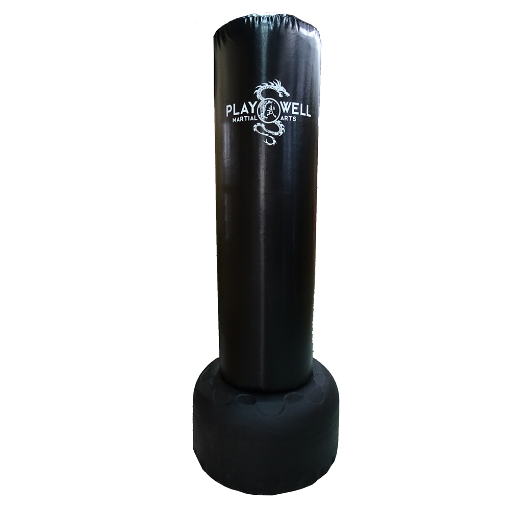 Playwell XXL 6FT Freestanding Punch Bag Black - Click Image to Close